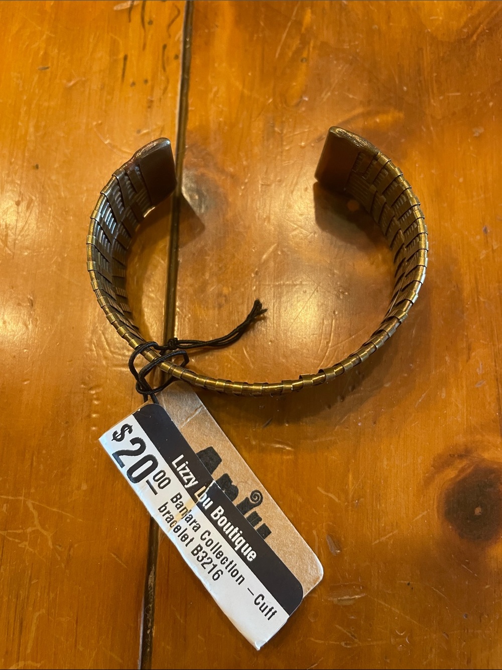 Anju Brown Metal Cuff Bracelet